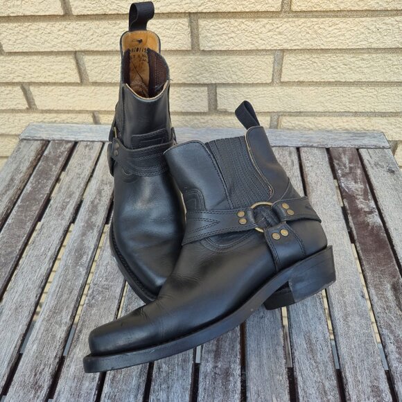 Black Leather Women's Boots - Picture 1 of 14